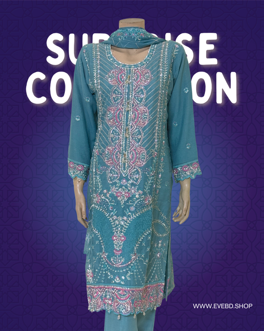 Georgette Embroidered Dress